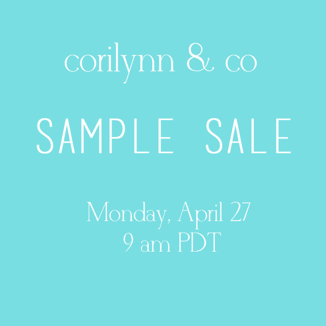 sample sale- date