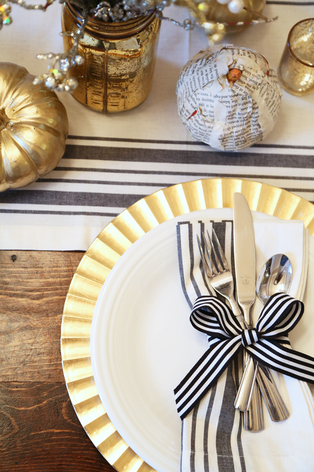 world market gold table chargers