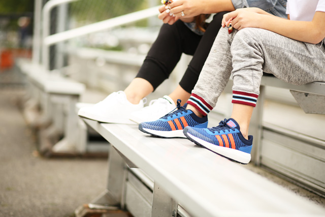 mom and kids sneakers